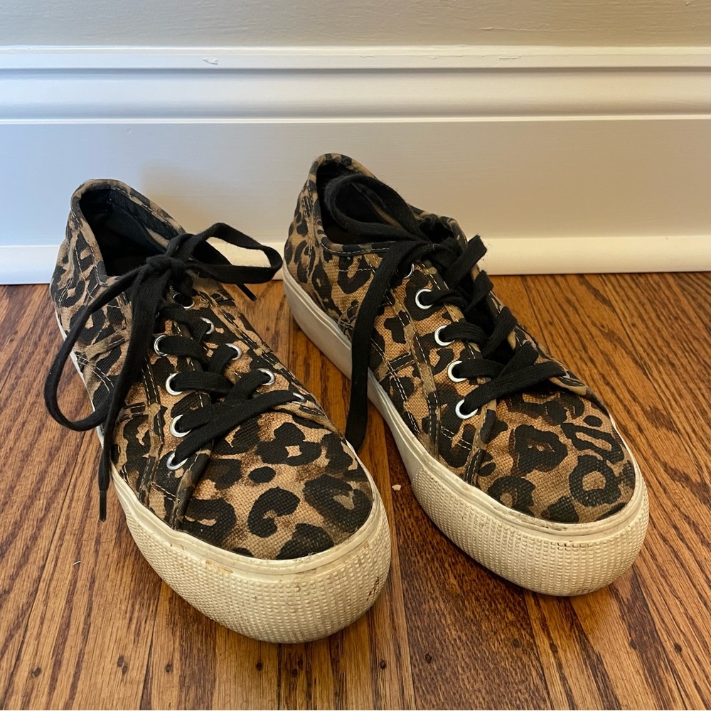 Steve Madden cheetah sneakers